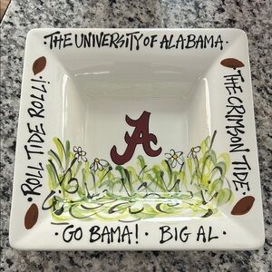 University of Alabama Roll Tide Serving Dish By TCabells Too Magnolia Lane
